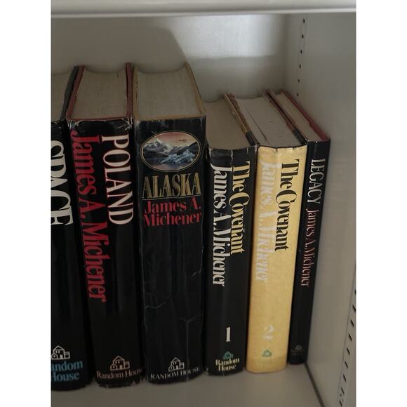 Lot of 9 Vintage James A. Michener Hardback Books – HCDJ Set - Picture 3 of 6